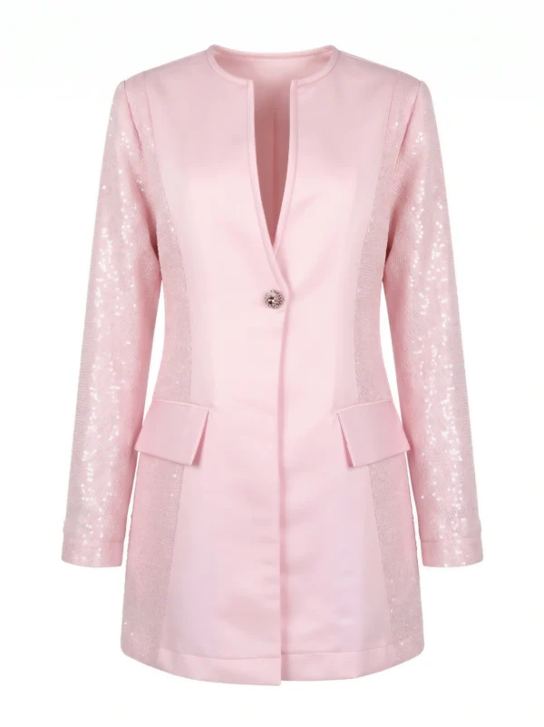 pink blazer