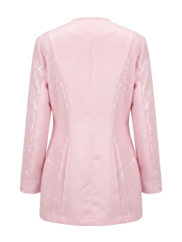 pink blazer
