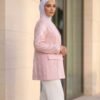 pink blazer