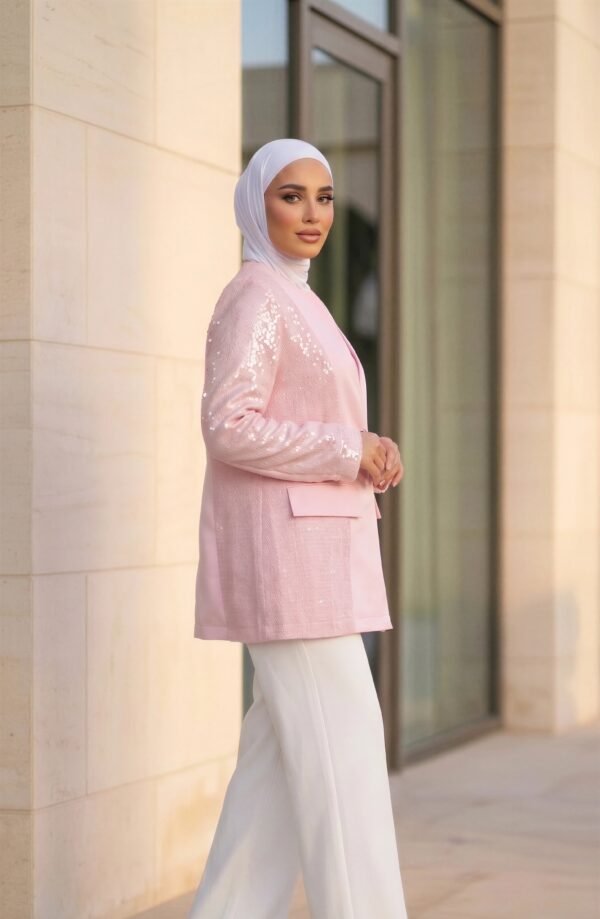 pink blazer