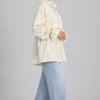 lace panel shirt